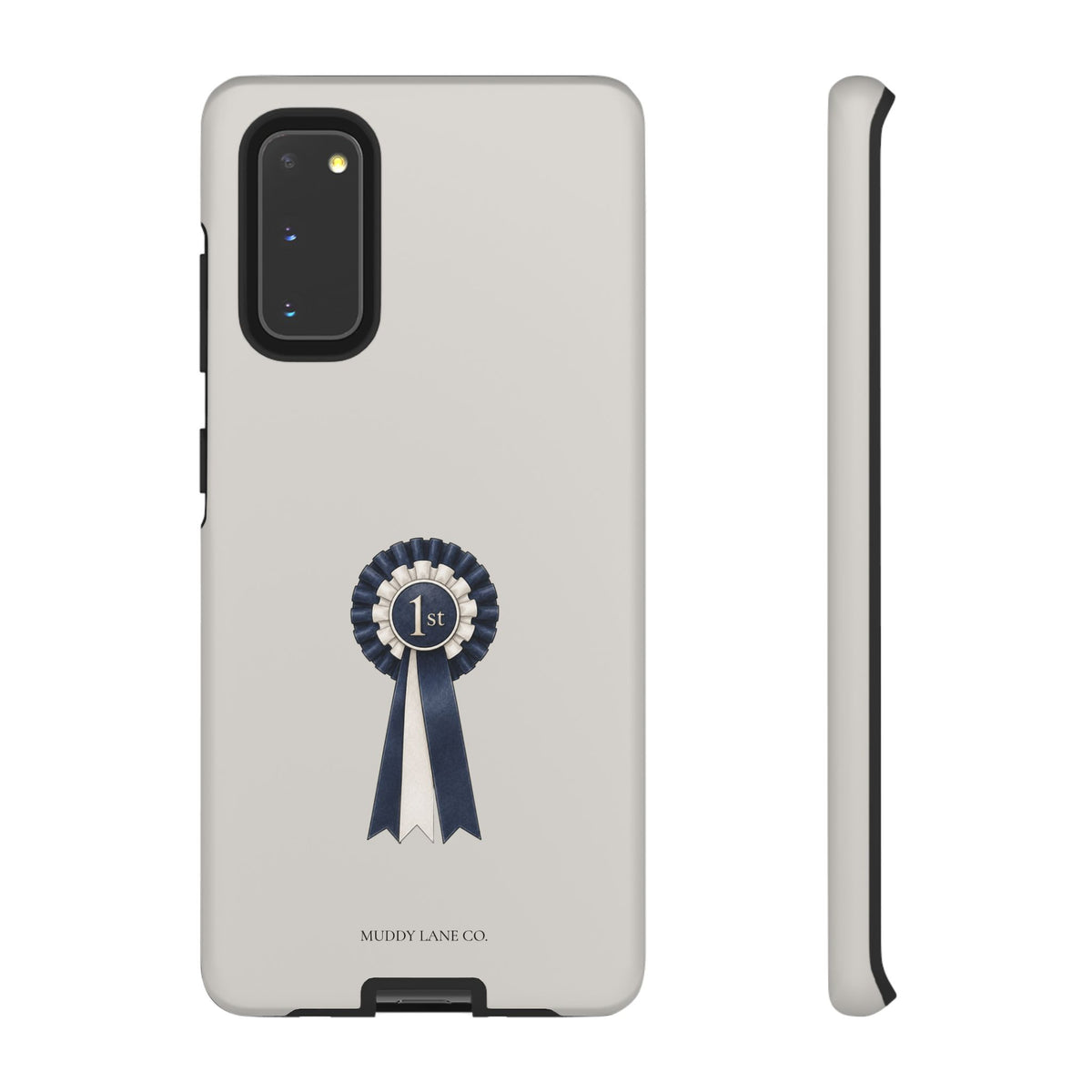 Rosette Tough Phone Case in Soft Grey Matte