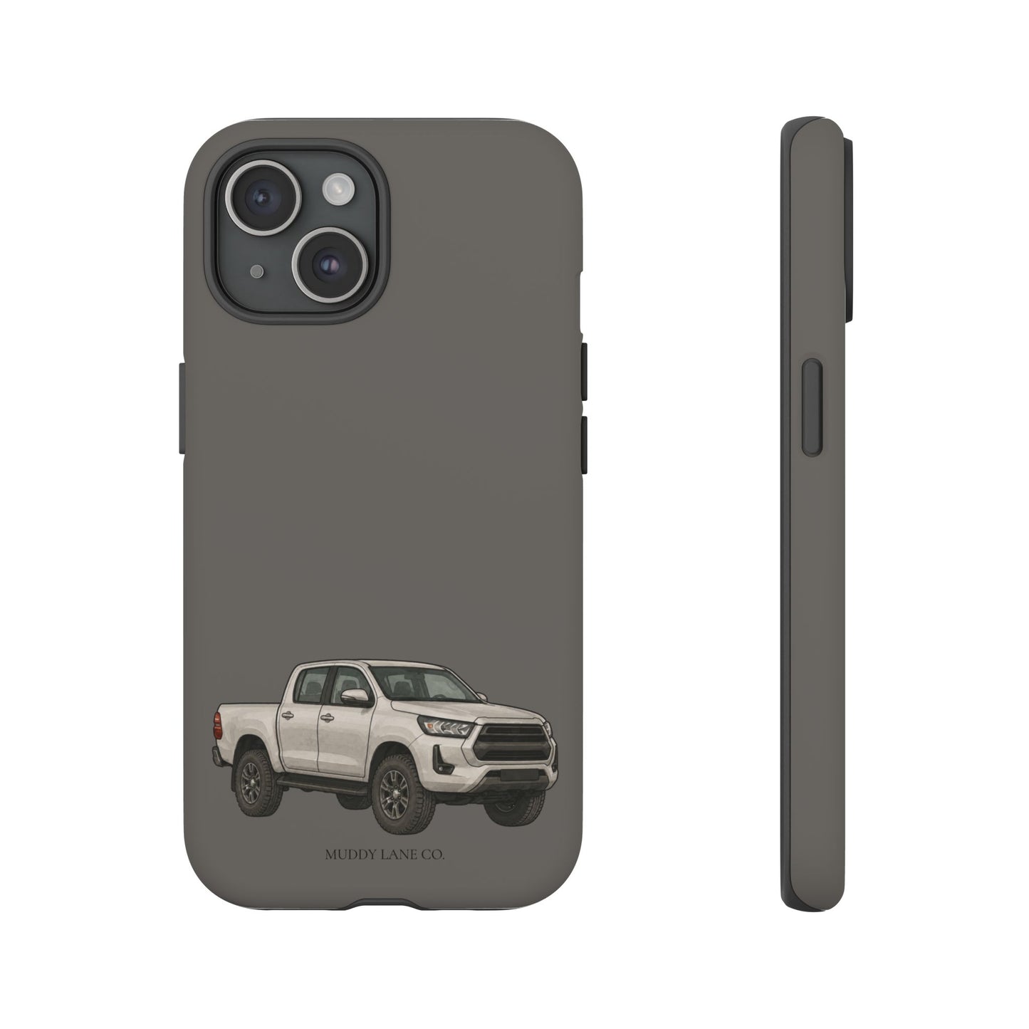 Farm Truck Tough Phone Case in Dark Grey Matte