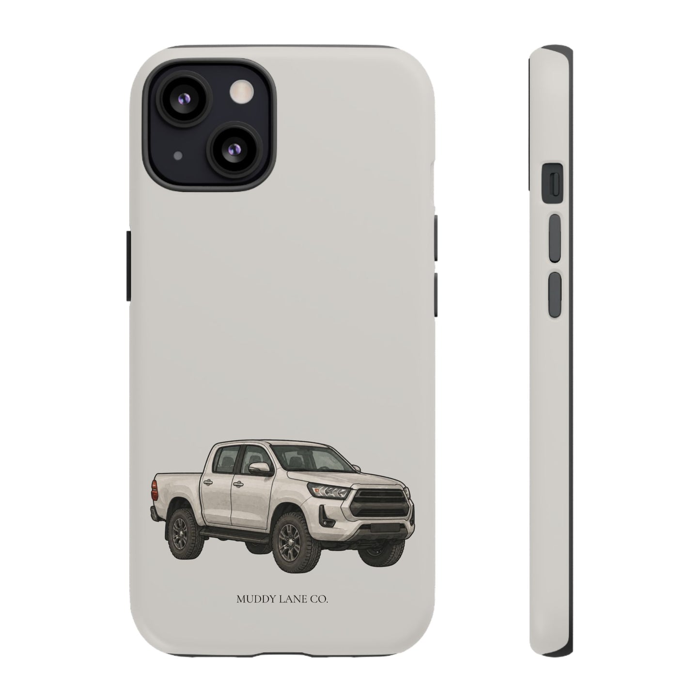 Farm Truck Tough Phone Case in Soft Grey Matte