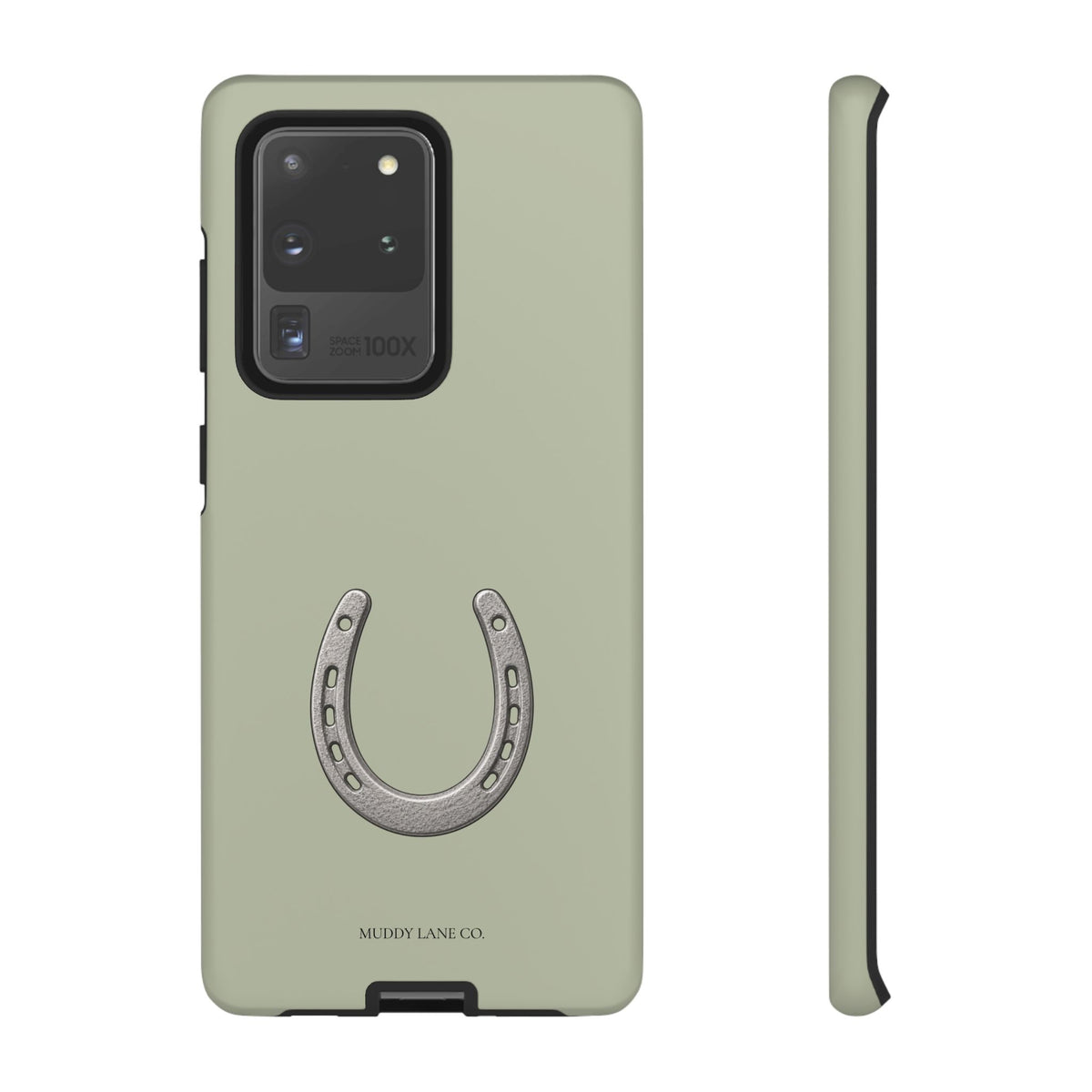 Horseshoe Tough Phone Case in Light Sage Matte