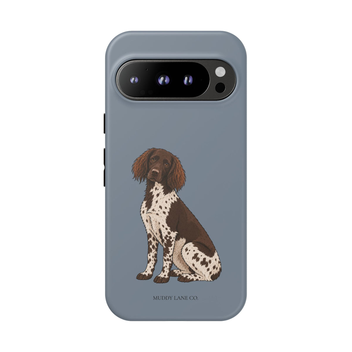 Spaniel Tough Phone Case in Smoke Blue Matte