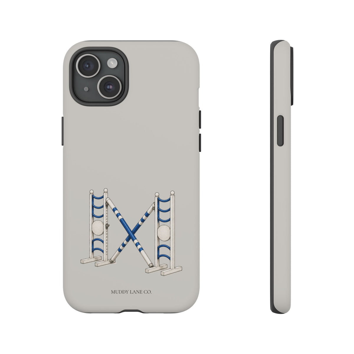 Show Jump Tough Phone Case in Soft Grey Matte