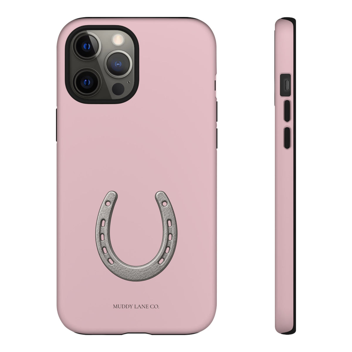 Horseshoe Tough Phone Case in Soft Rosette Pink Matte
