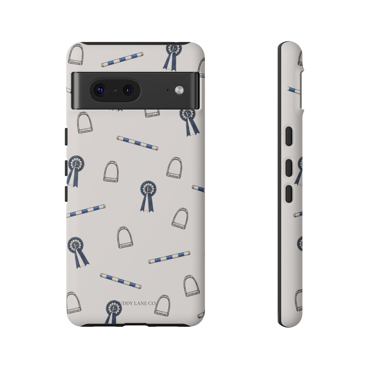 Show Day Pattern Tough Phone Case in Warm Cream Matte