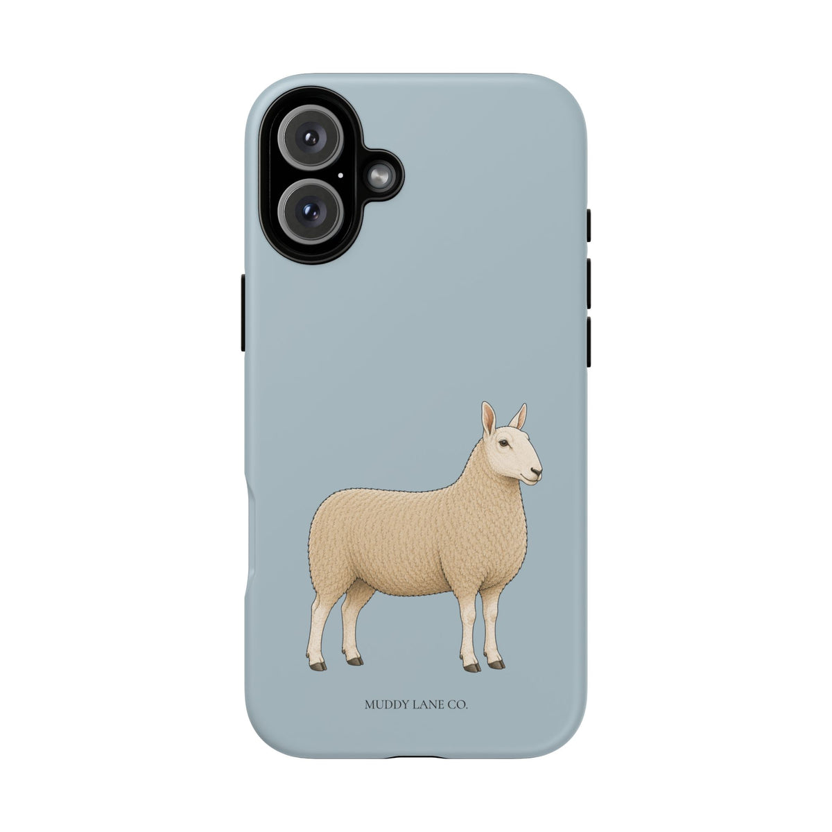 Border Leicester Tough Phone Case in Dusty Blue Matte