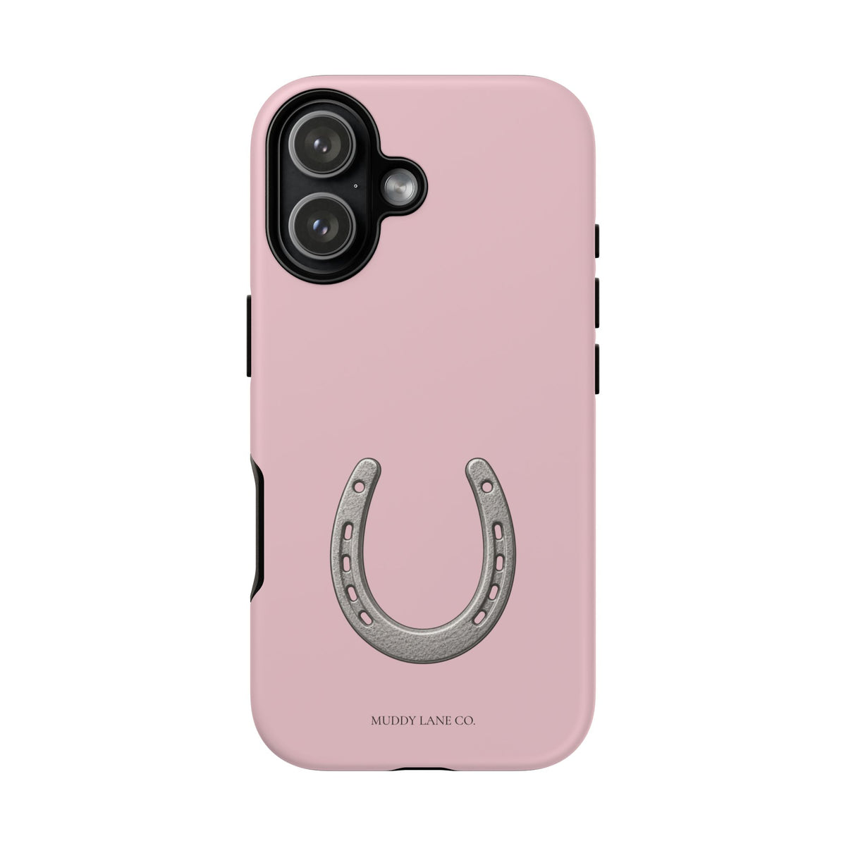 Horseshoe Tough Phone Case in Soft Rosette Pink Matte