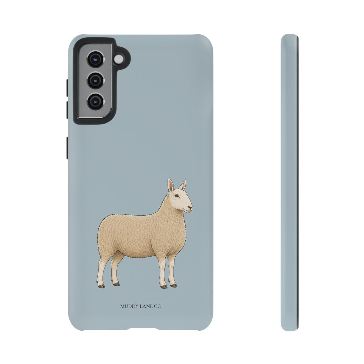 Border Leicester Tough Phone Case in Dusty Blue Matte