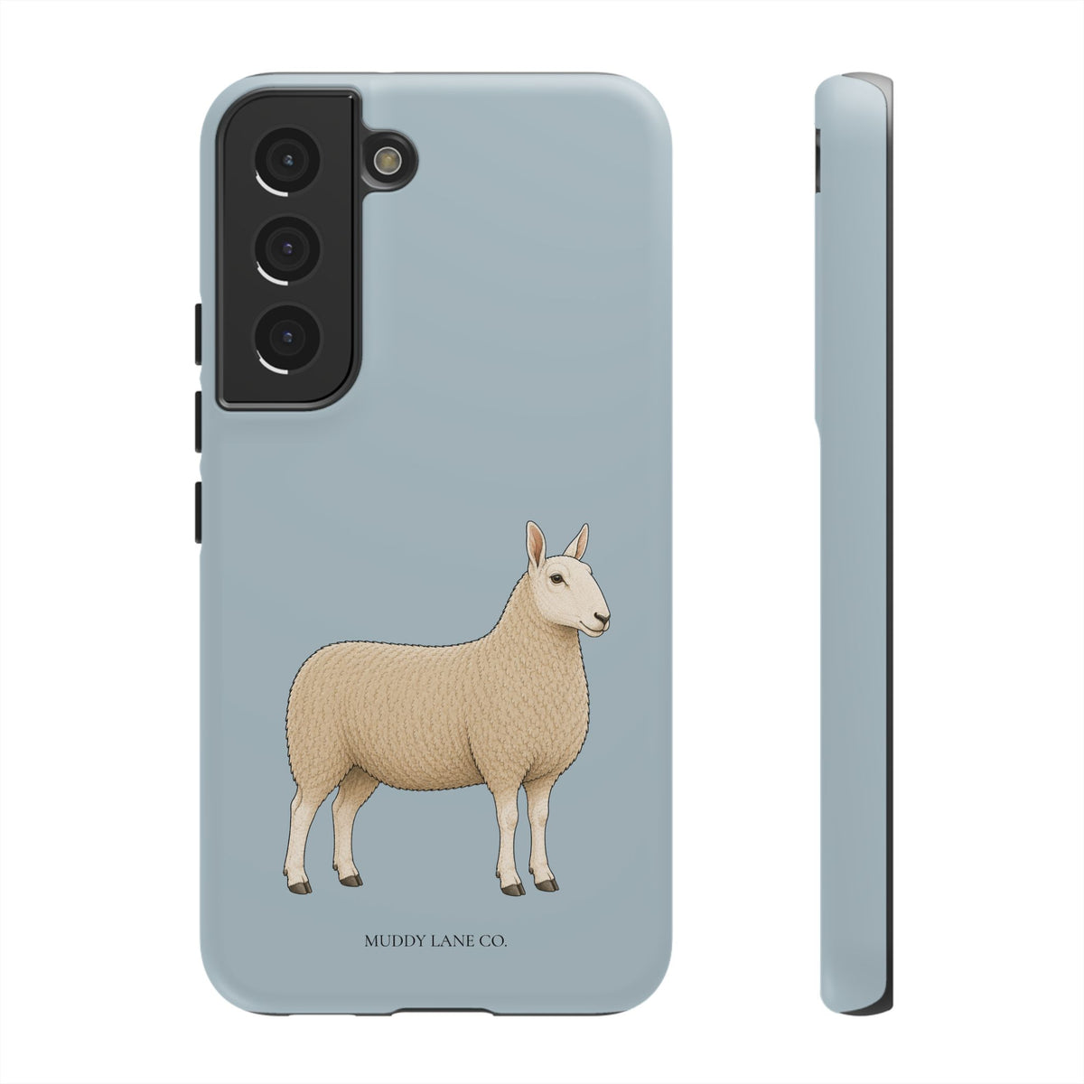 Border Leicester Tough Phone Case in Dusty Blue Matte