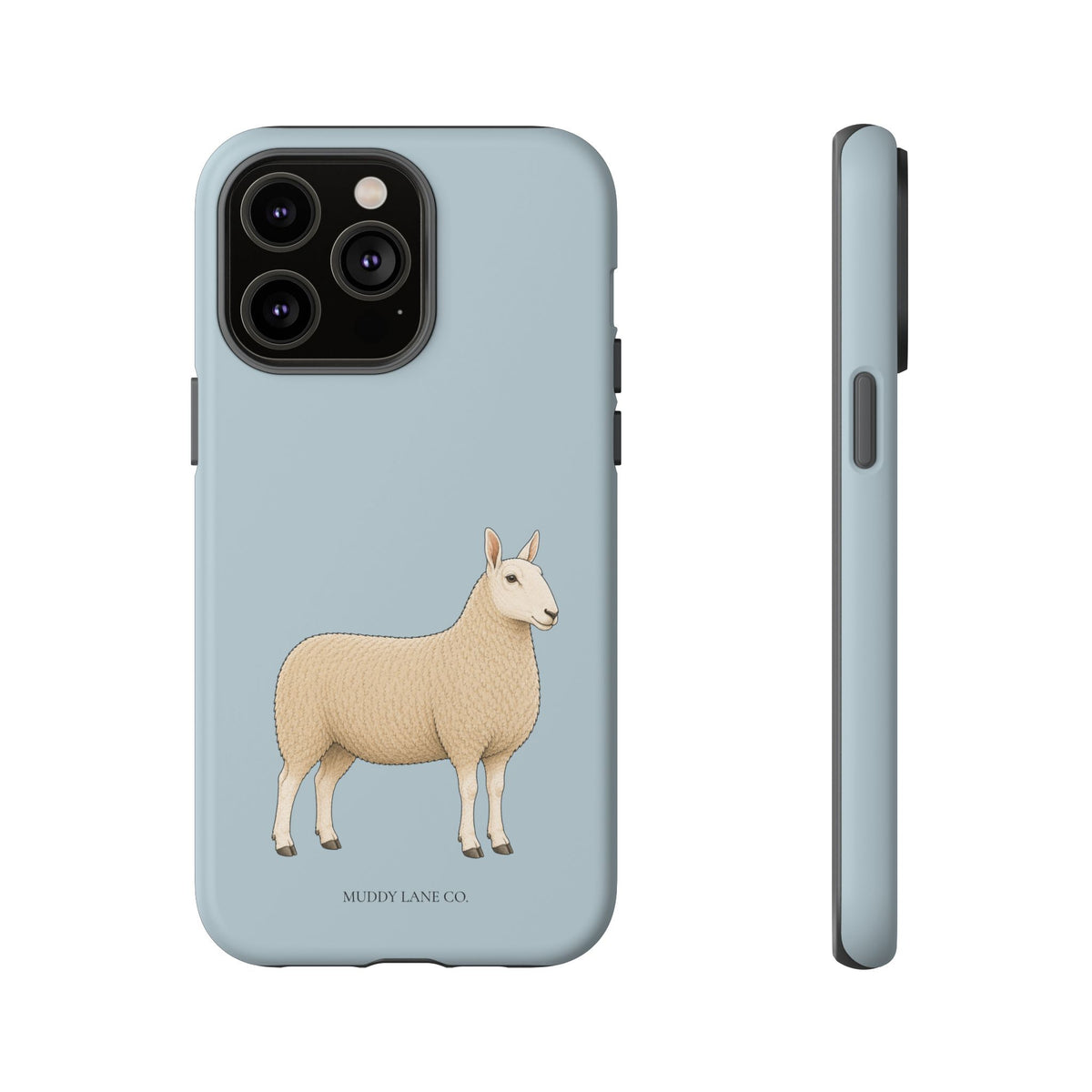 Border Leicester Tough Phone Case in Dusty Blue Matte