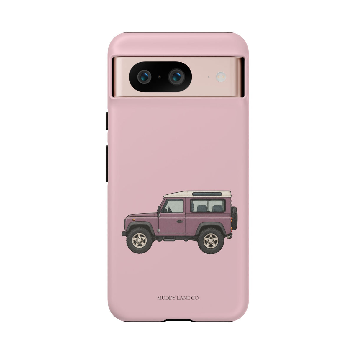 Pink Classic 4x4 Tough Phone Case in Soft Rosette Pink Matte