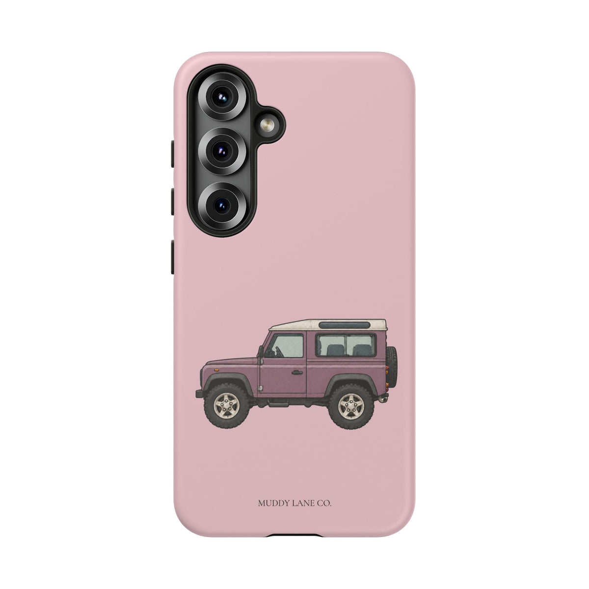 Pink Classic 4x4 Tough Phone Case in Soft Rosette Pink Matte
