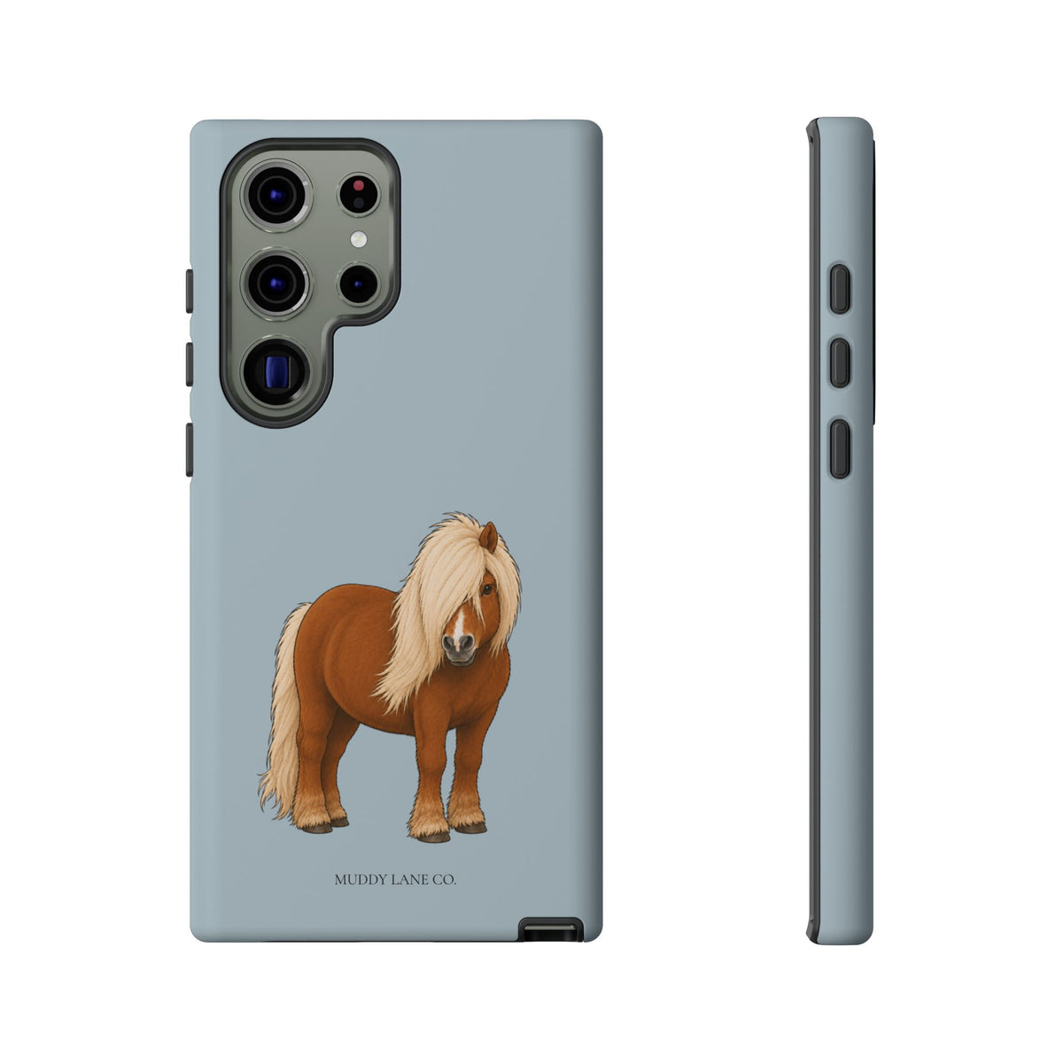 Shetty Tough Phone Case in Dusty Blue Matte
