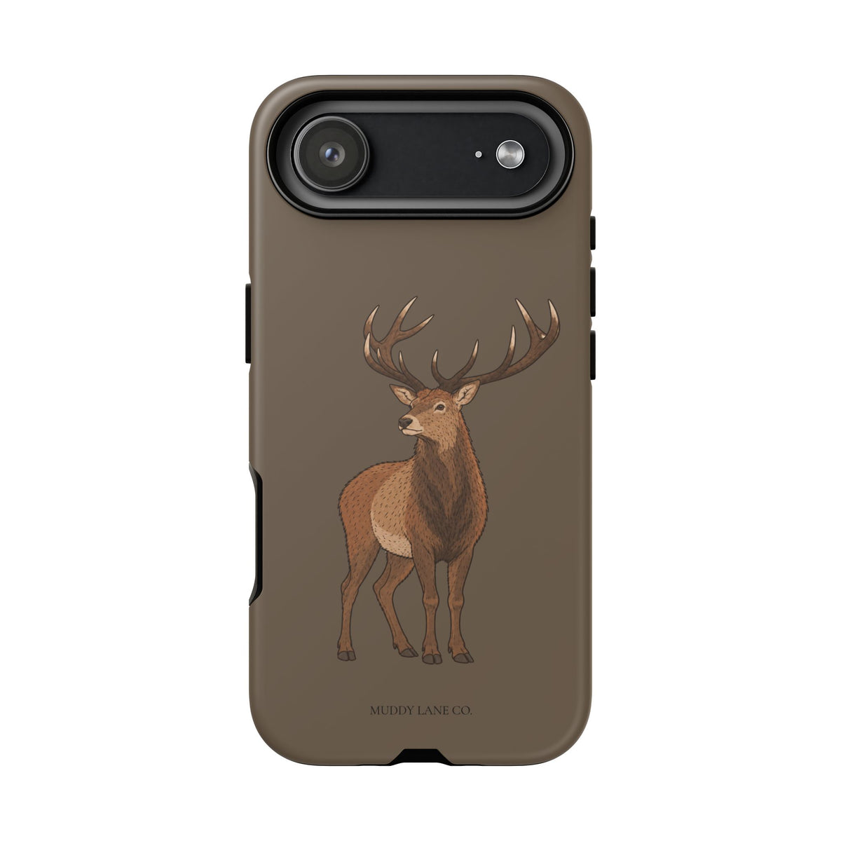 Stag Tough Phone Case in Taupe Brown Matte