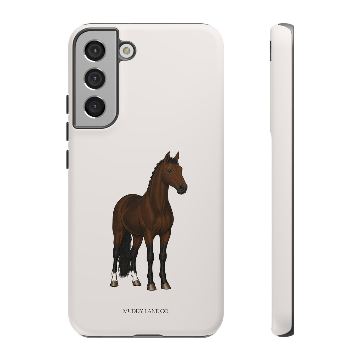 Bay Horse Tough Phone Case in Warm Cream Matte