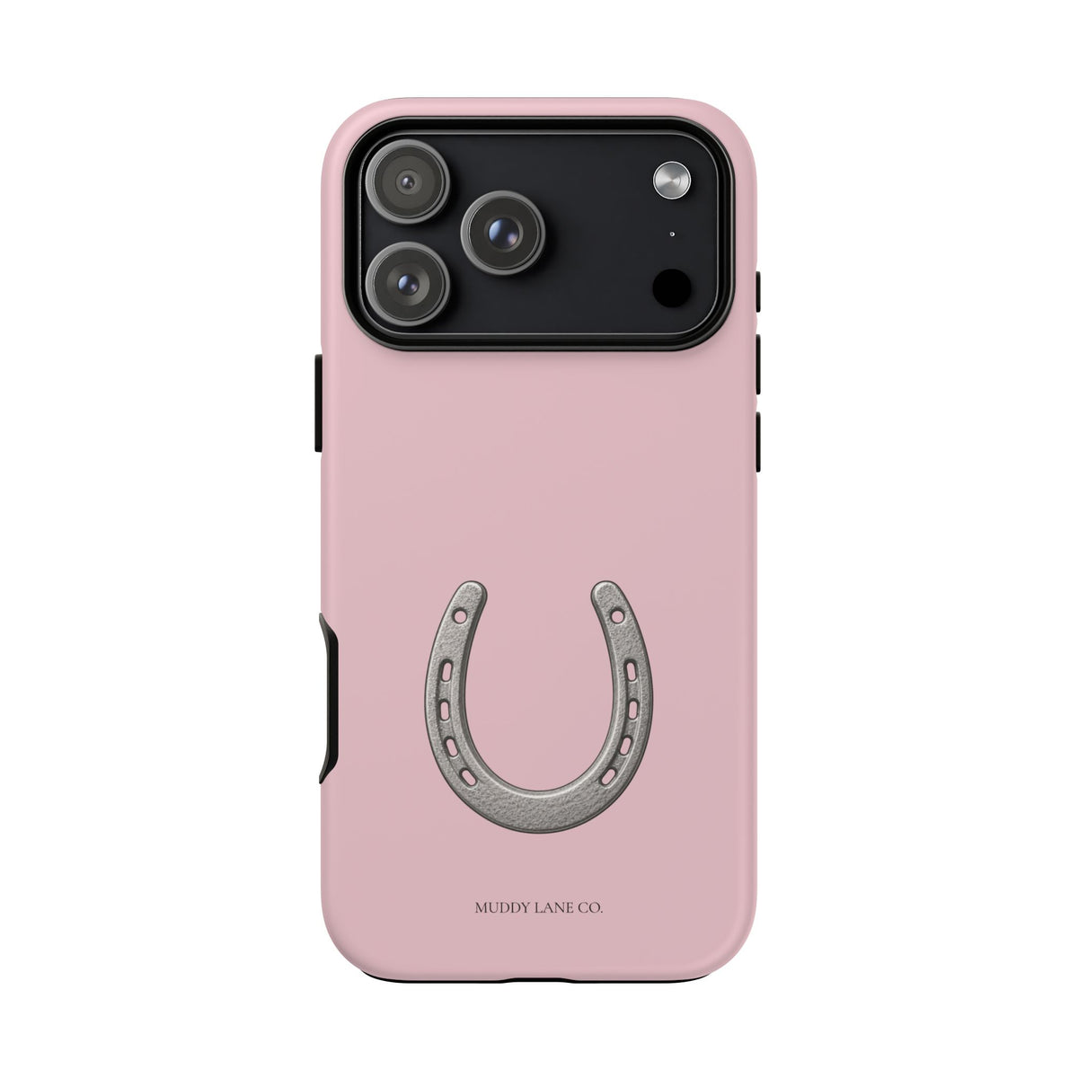 Horseshoe Tough Phone Case in Soft Rosette Pink Matte