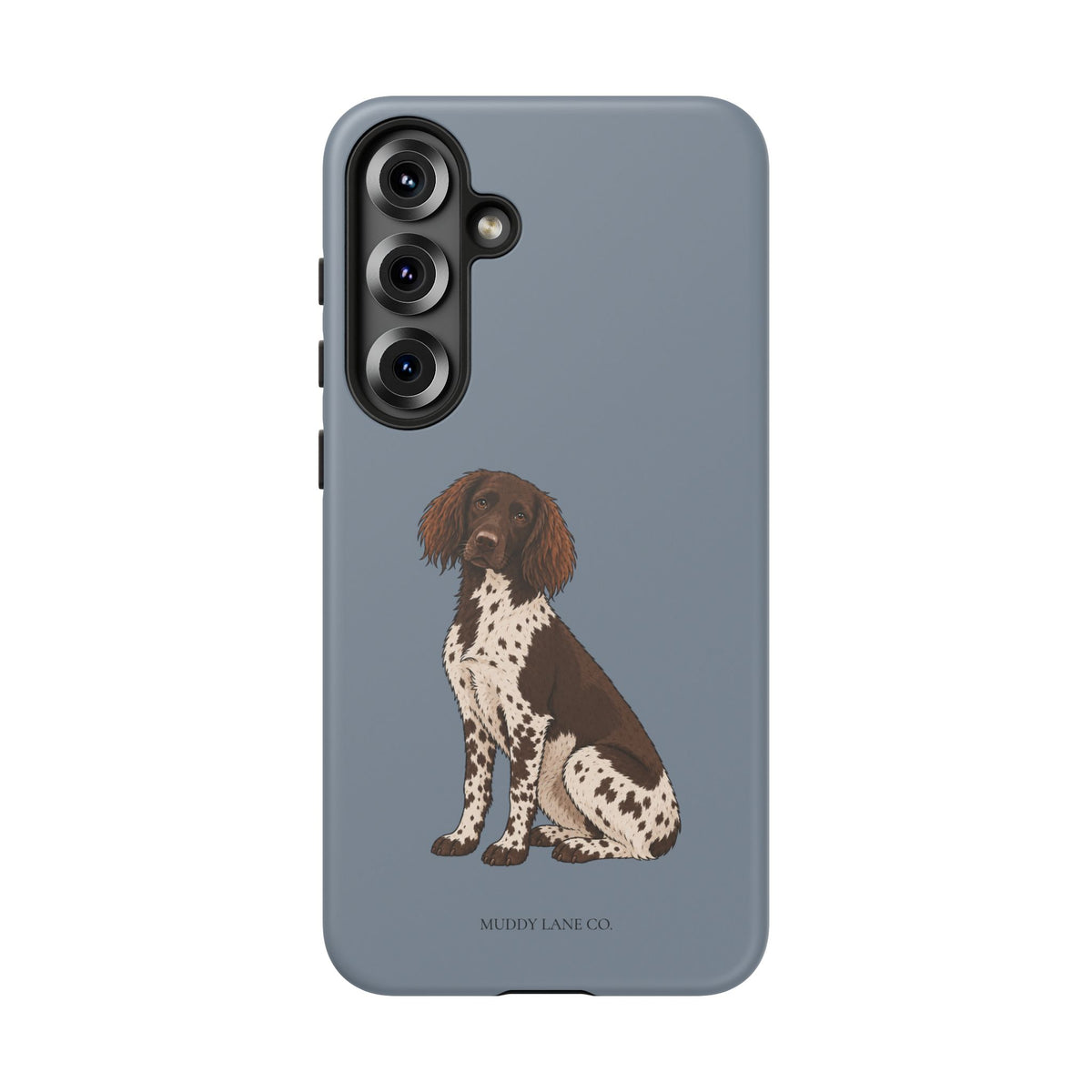 Spaniel Tough Phone Case in Smoke Blue Matte