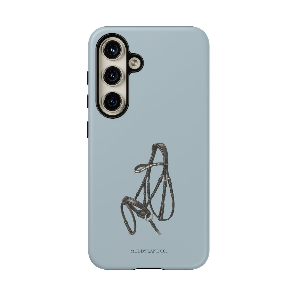 Bridle Tough Phone Case in Dusty Blue Matte