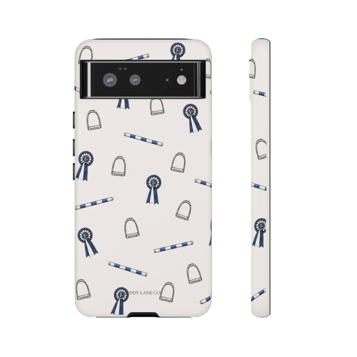 Show Day Pattern Tough Phone Case in Warm Cream Matte