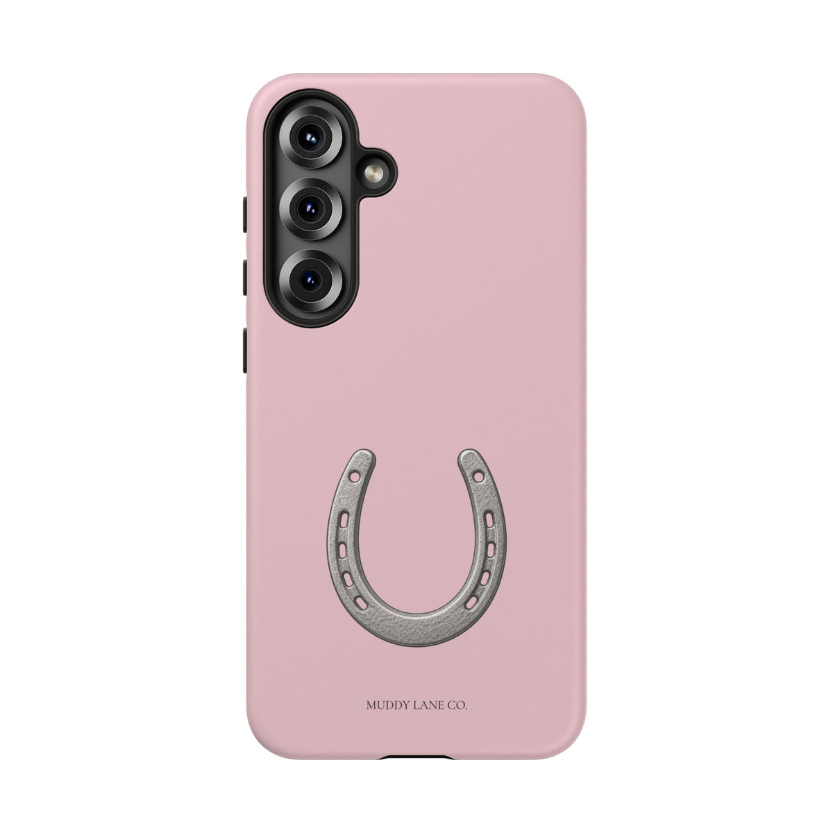 Horseshoe Tough Phone Case in Soft Rosette Pink Matte