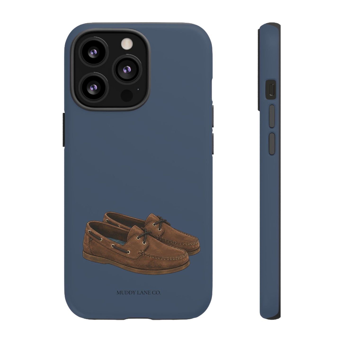 Deck Shoes Tough Phone Case in Deep Navy Matte