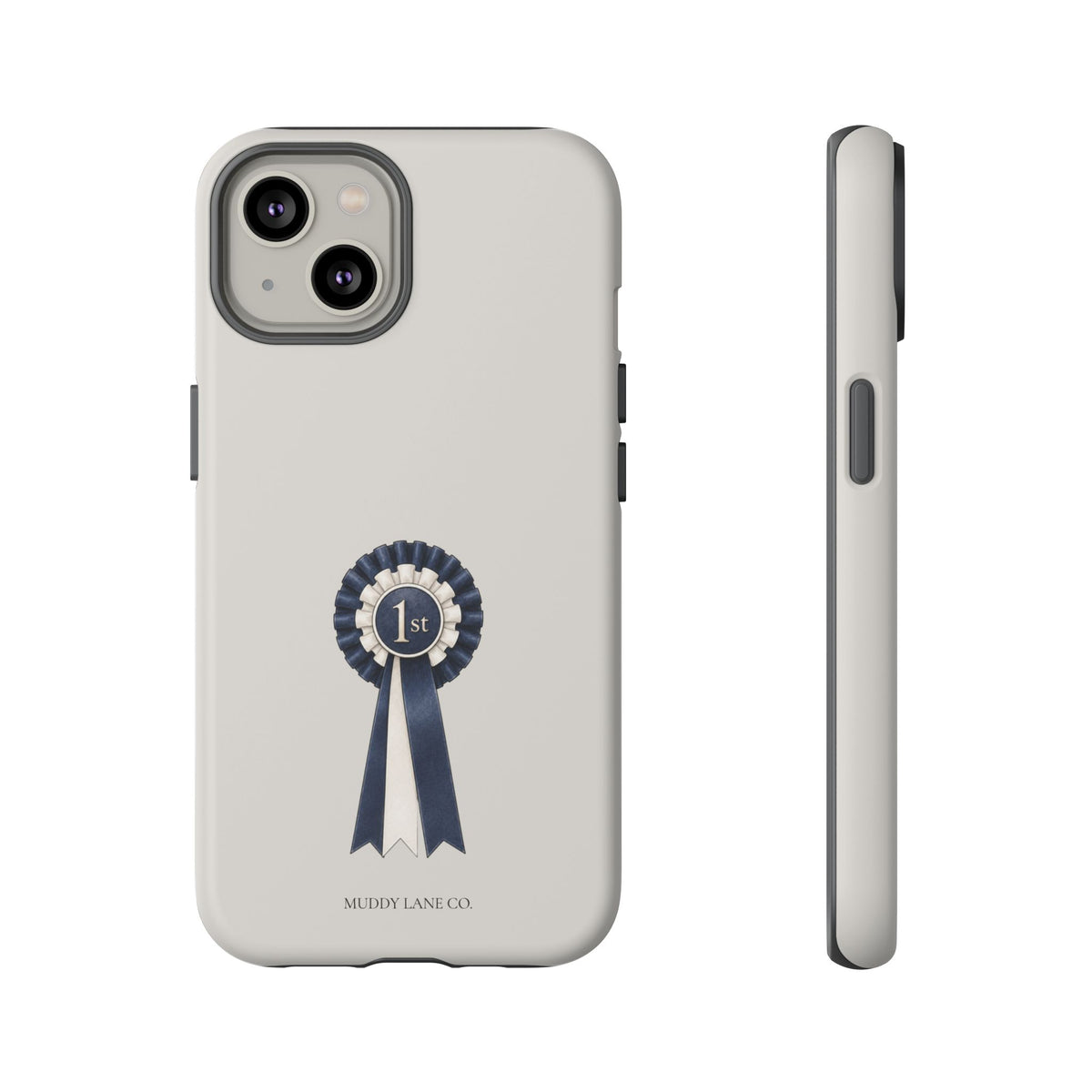Rosette Tough Phone Case in Soft Grey Matte