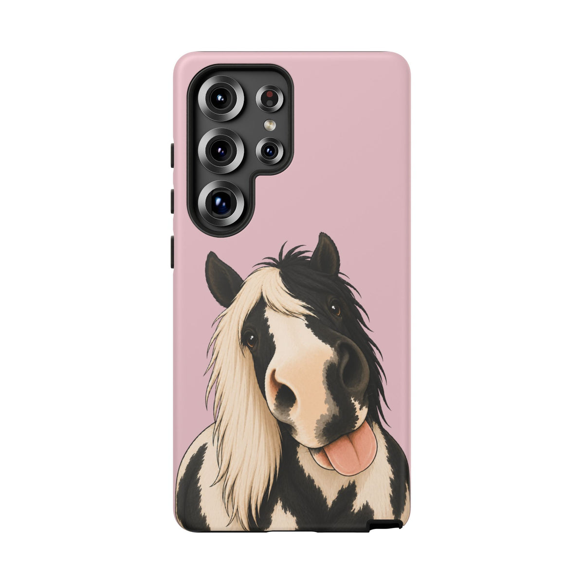 Cheeky Cob Tough Phone Case in Soft Rosette Pink Matte