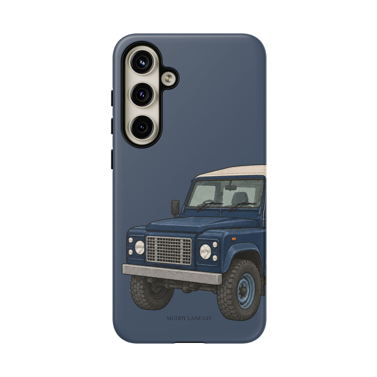 Blue Classic 4x4 Close-Up Tough Phone Case in Deep Navy Matte