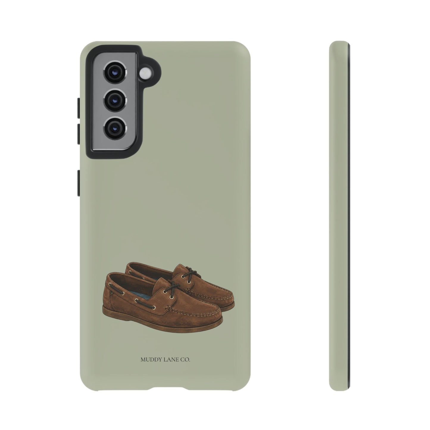 Deck Shoes Tough Phone Case in Light Sage Matte