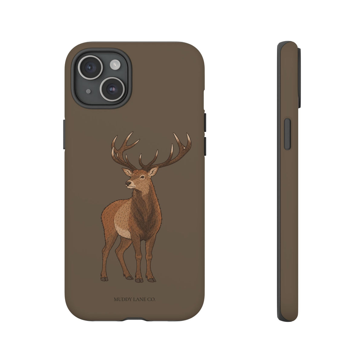 Stag Tough Phone Case in Taupe Brown Matte