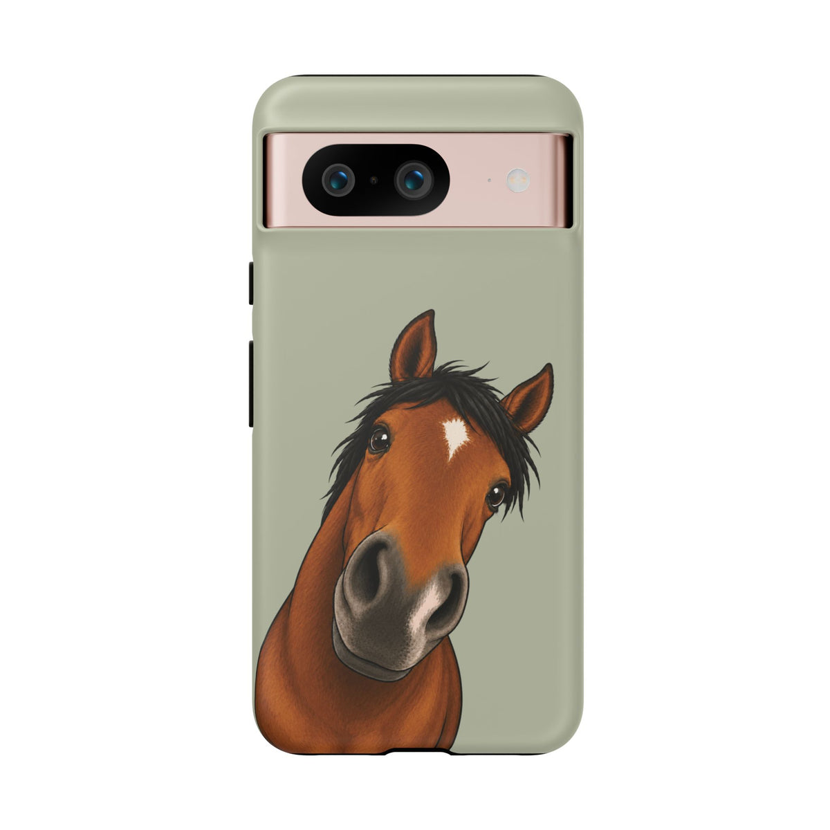 Boop Horse Tough Phone Case in Light Sage Matte