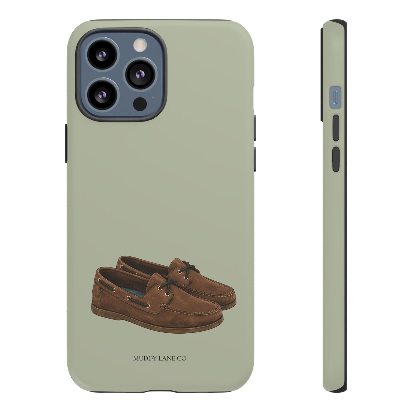 Deck Shoes Tough Phone Case in Light Sage Matte