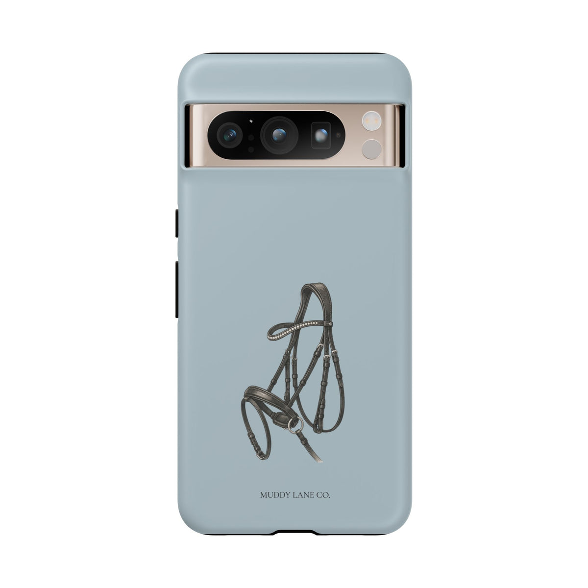 Bridle Tough Phone Case in Dusty Blue Matte