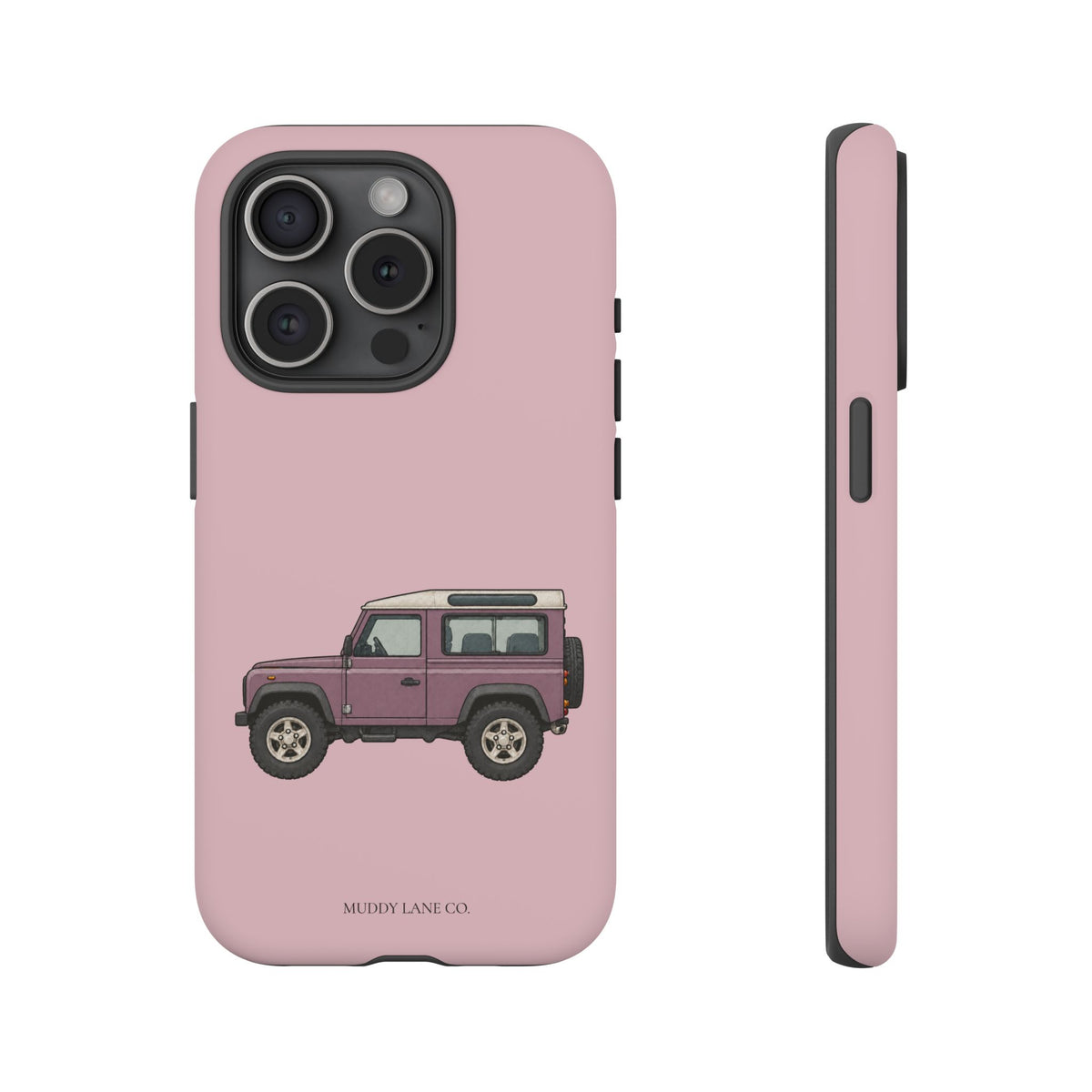 Pink Classic 4x4 Tough Phone Case in Soft Rosette Pink Matte