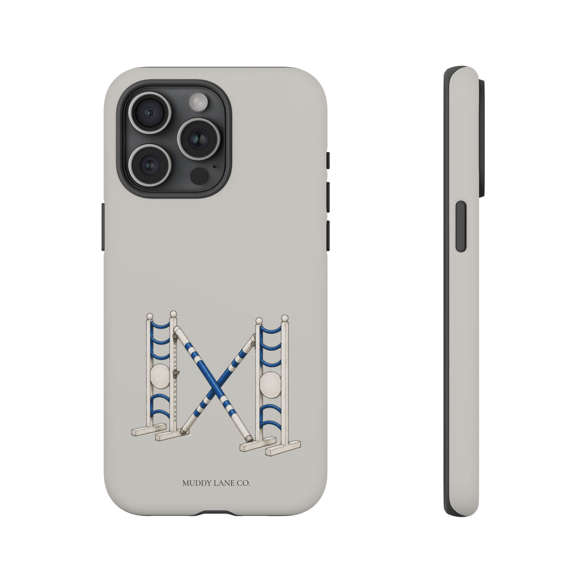 Show Jump Tough Phone Case in Soft Grey Matte