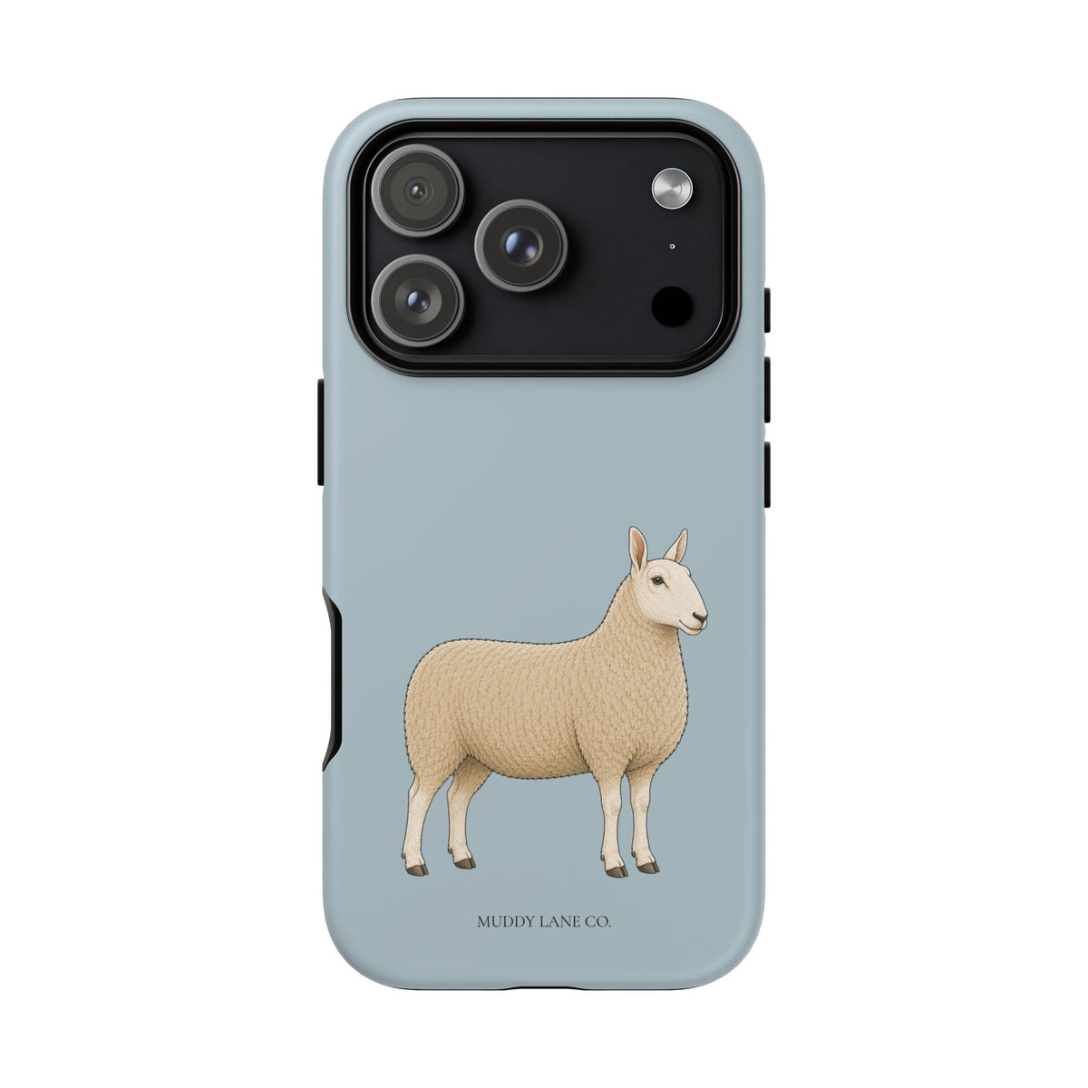 Border Leicester Tough Phone Case in Dusty Blue Matte