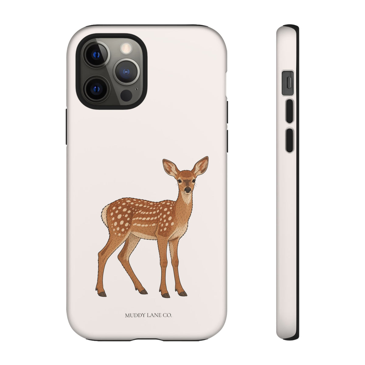 Fawn Tough Phone Case in Warm Cream Matte