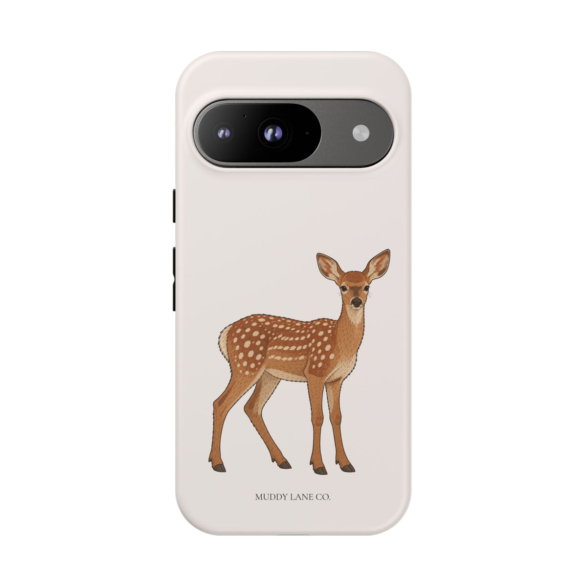 Fawn Tough Phone Case in Warm Cream Matte