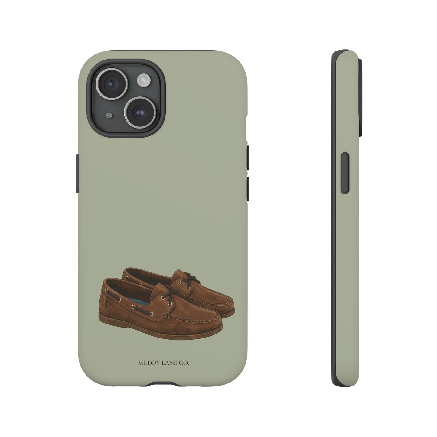 Deck Shoes Tough Phone Case in Light Sage Matte