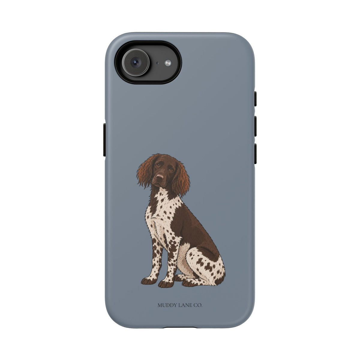Spaniel Tough Phone Case in Smoke Blue Matte