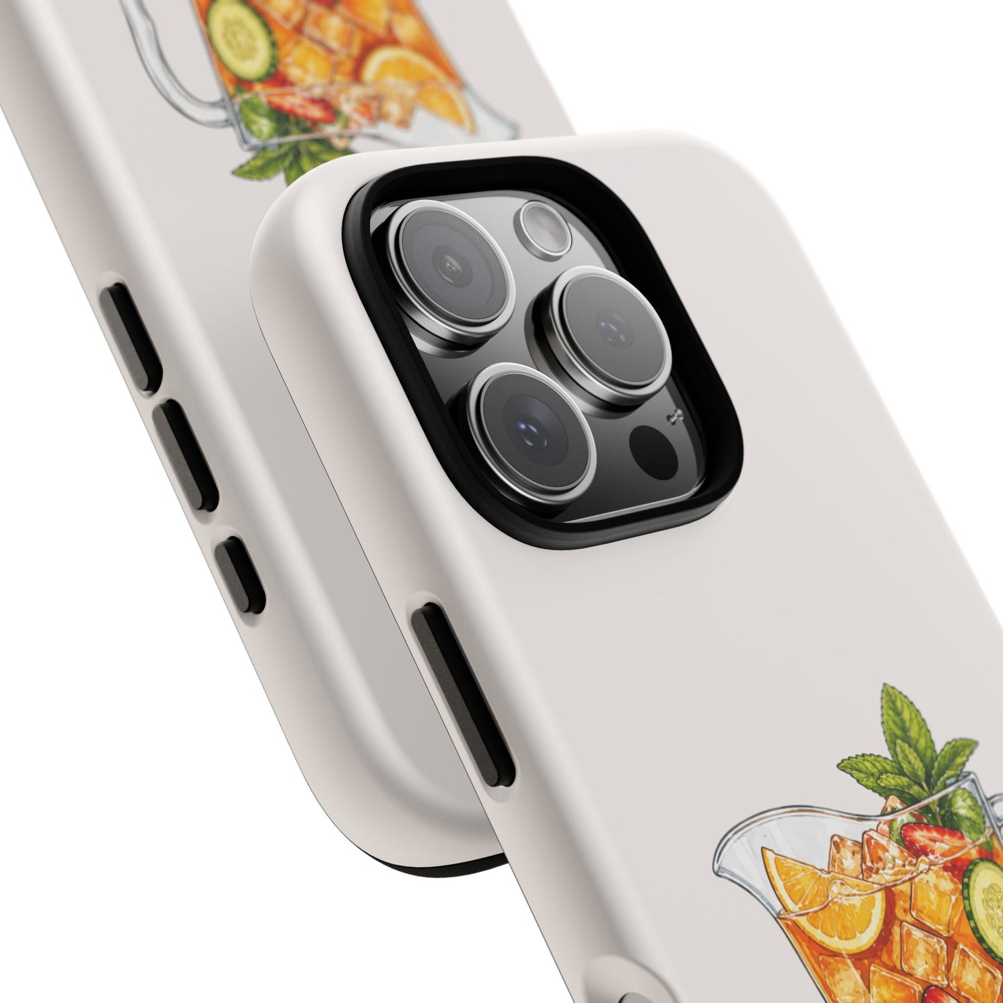 Summer Drink Jug Tough Phone Case in Warm Cream Matte