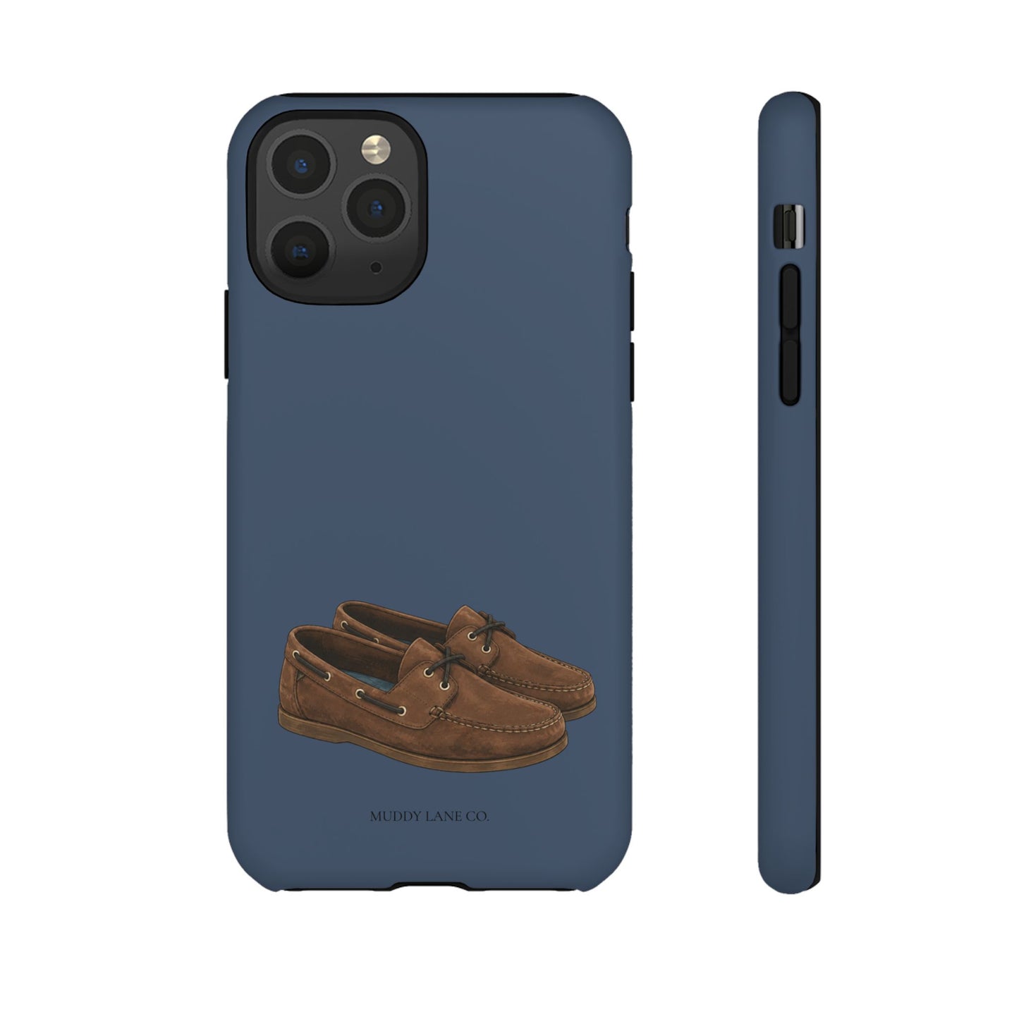 Deck Shoes Tough Phone Case in Deep Navy Matte
