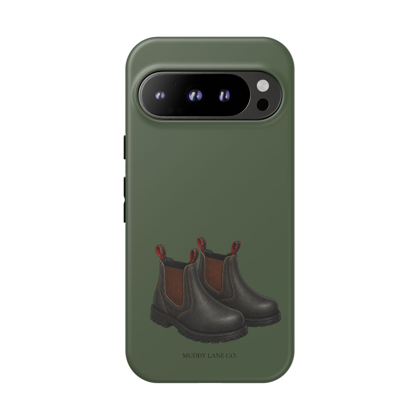 Yard Boots Tough Phone Case in Forest Green Matte