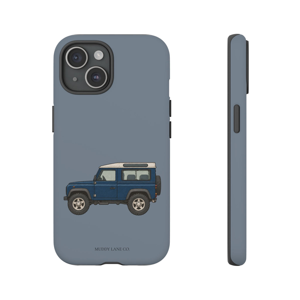 Blue Classic 4x4 Tough Phone Case in Smoke Blue Matte