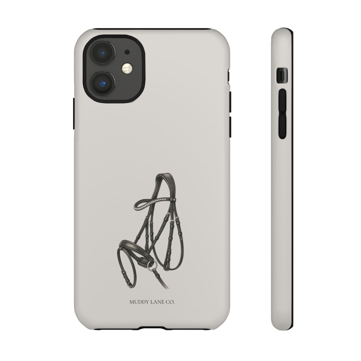 Bridle Tough Phone Case in Soft Grey Matte