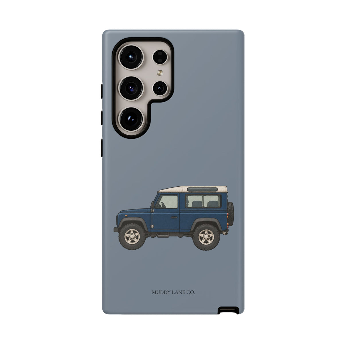 Blue Classic 4x4 Tough Phone Case in Smoke Blue Matte