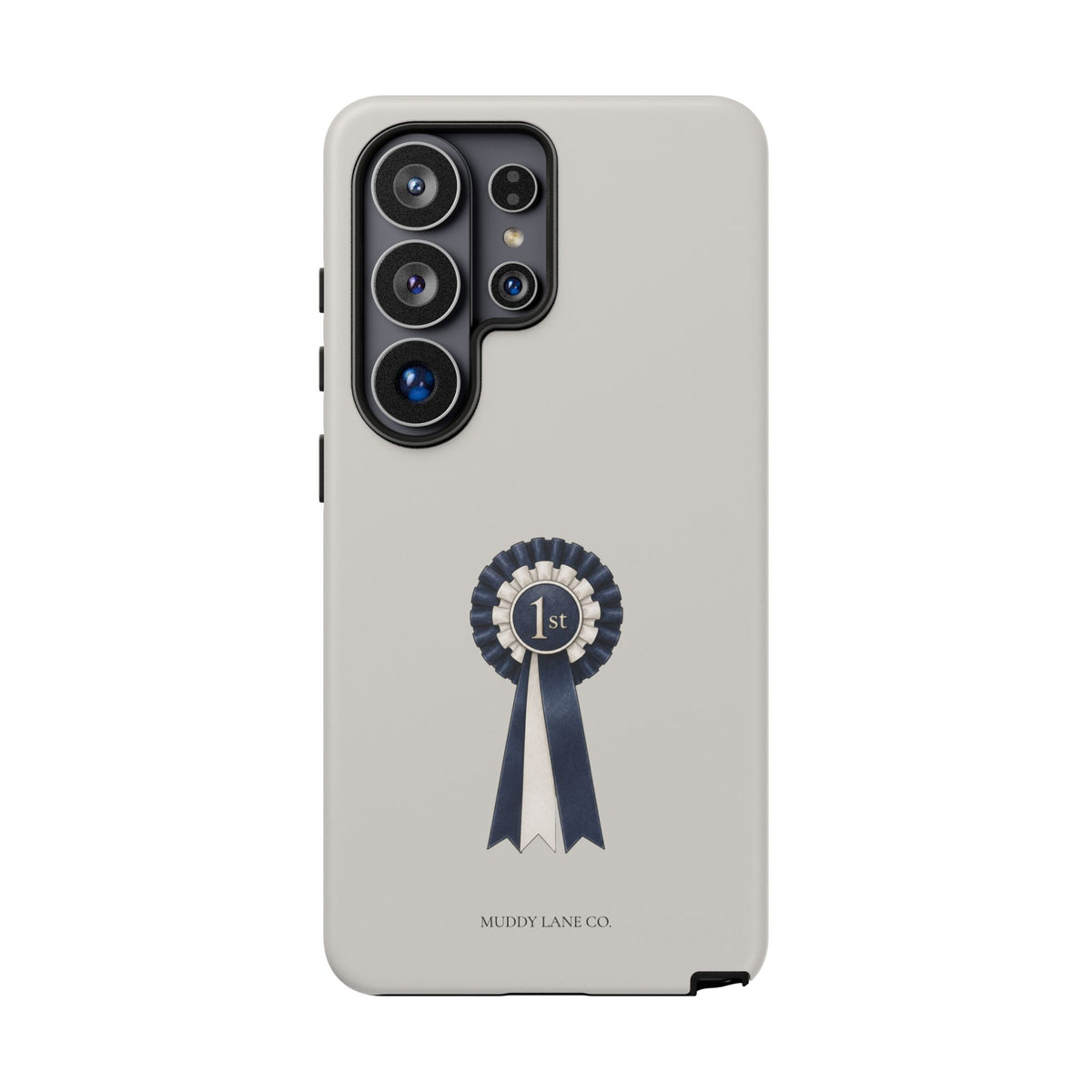 Rosette Tough Phone Case in Soft Grey Matte
