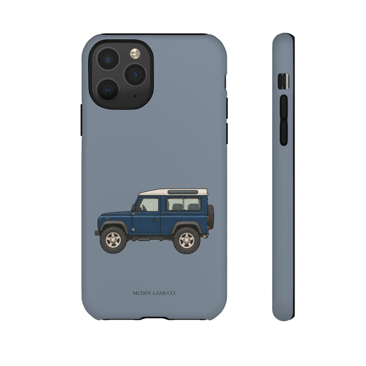 Blue Classic 4x4 Tough Phone Case in Smoke Blue Matte