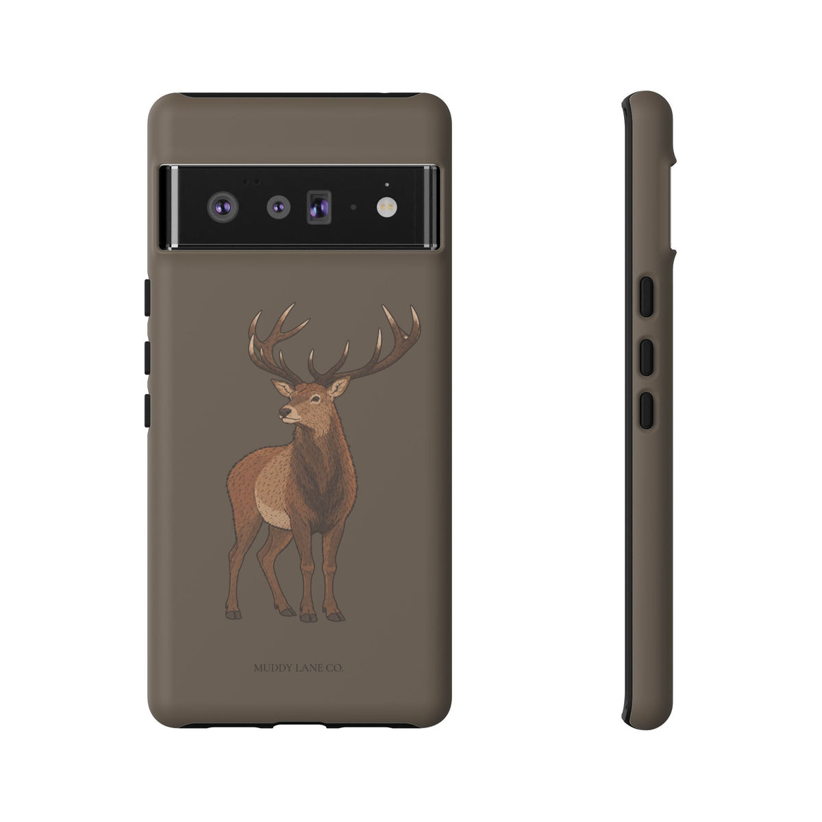 Stag Tough Phone Case in Taupe Brown Matte
