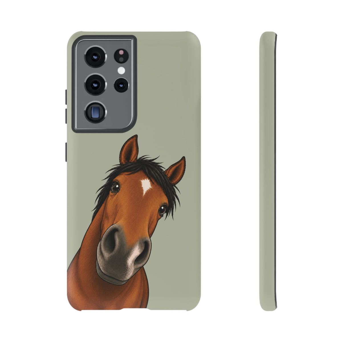 Boop Horse Tough Phone Case in Light Sage Matte