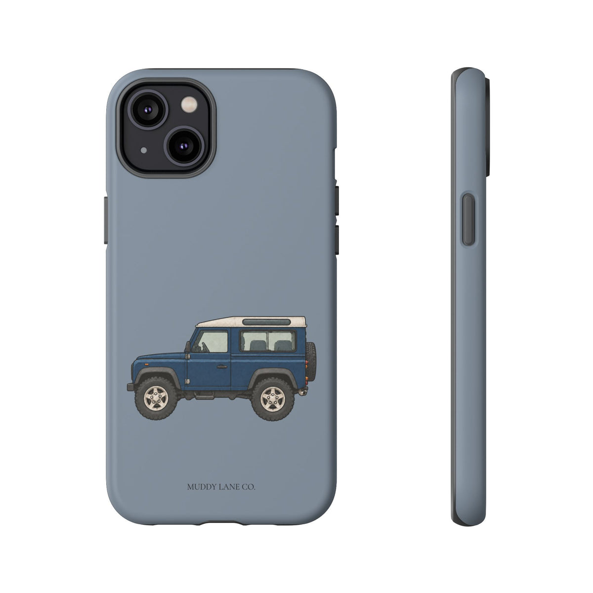 Blue Classic 4x4 Tough Phone Case in Smoke Blue Matte